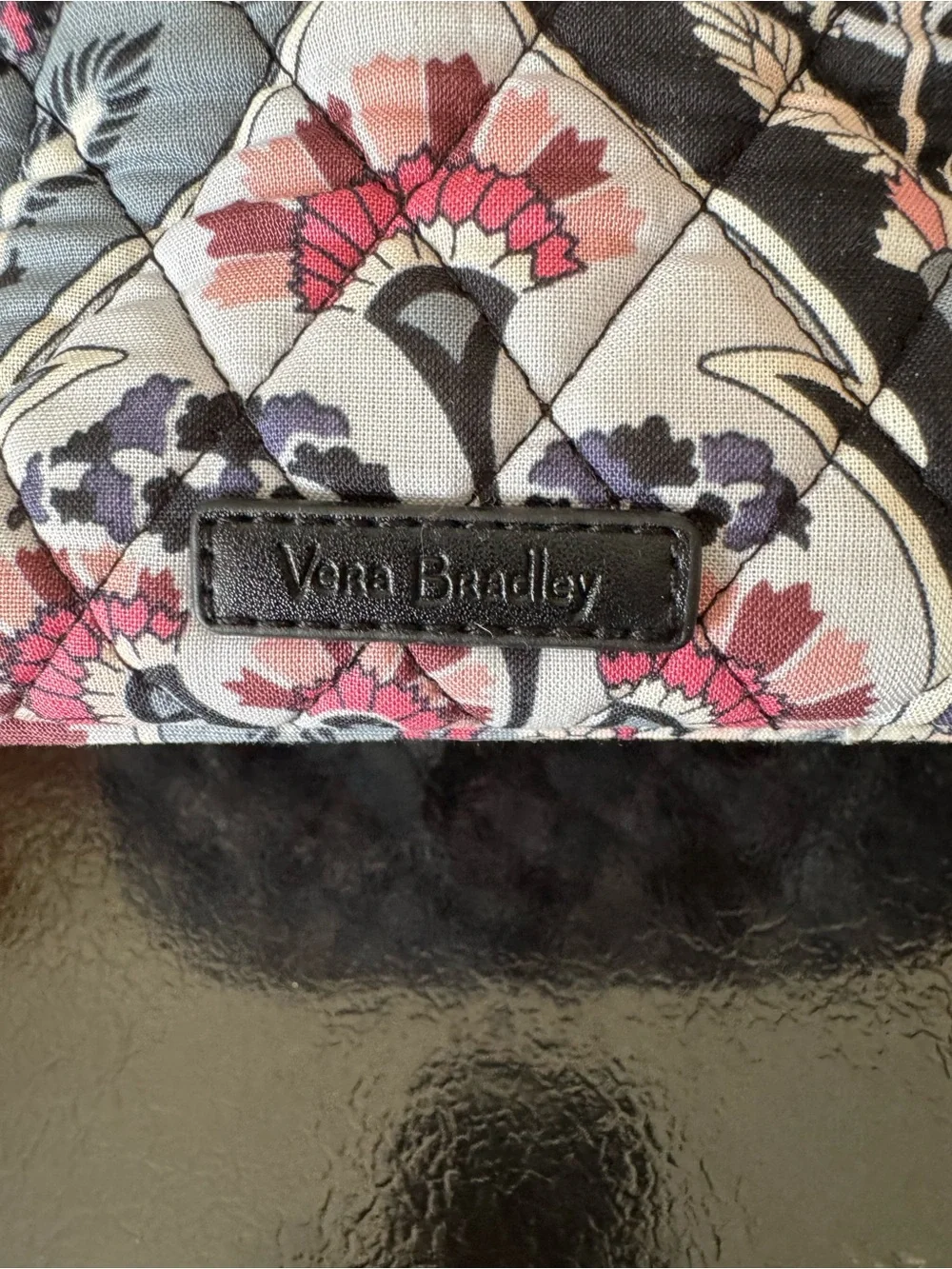 Vera Bradley Train Case Cosmetics Bag In Ornate Blooms NWOT